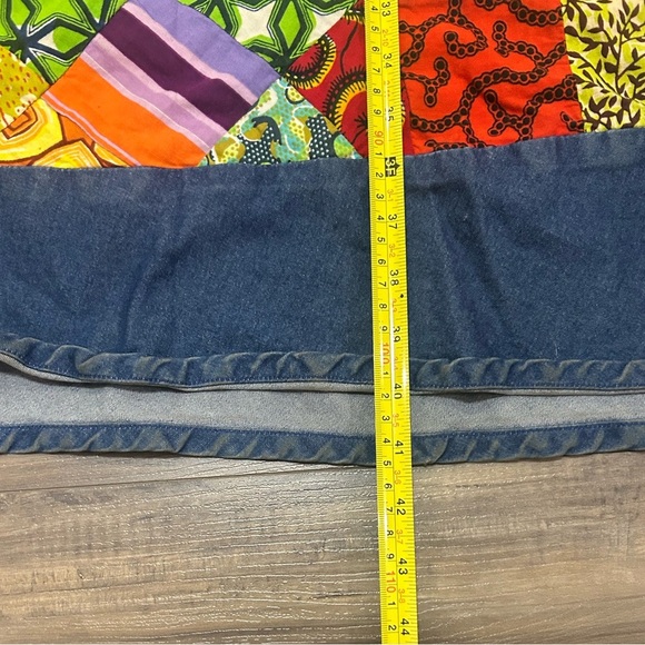 Colorful Patchwork Maxi Skirt - Picture 5 of 6